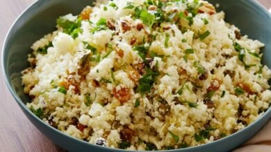 Cauliflower Rice Paella Recipe