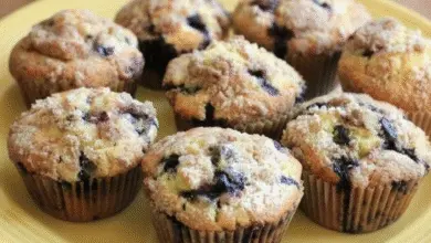 Wheatless Blueberry Muffins