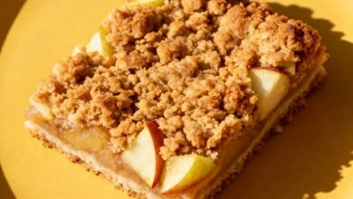 gluten-free apple crumble bars
