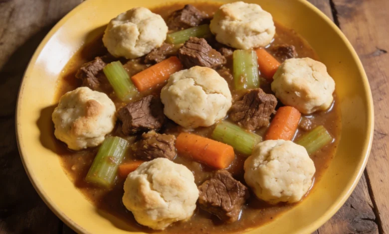 beef stew dumplings