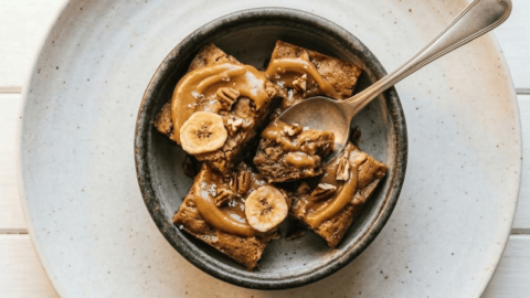 Wheat-Free Brown Butter Banana Blondies