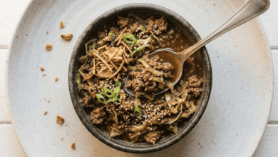 beef mince and cabbage