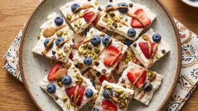 Wheat free frozen cottage cheese bark