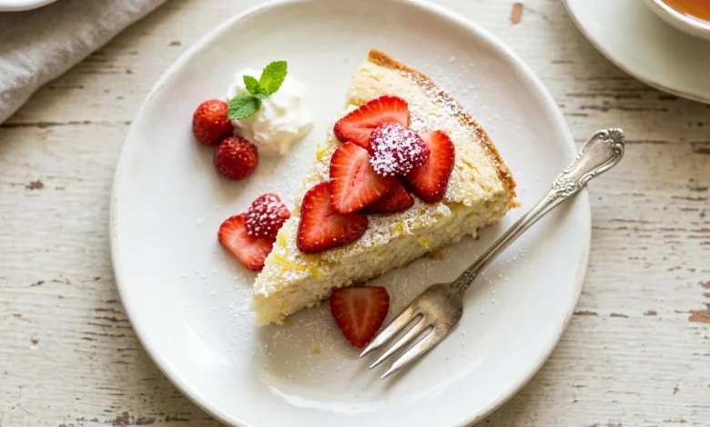 healthy lemon cake